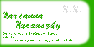 marianna muranszky business card