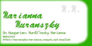 marianna muranszky business card